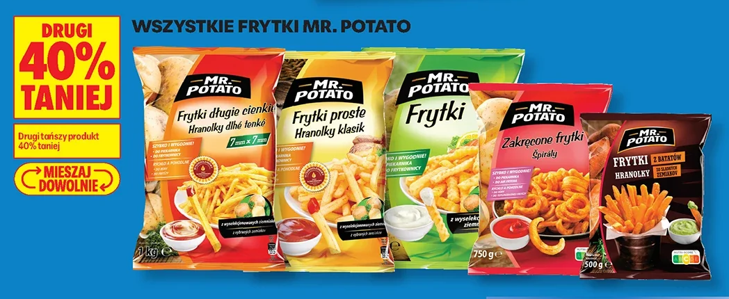 Wszystkie frytki Mr. Potato