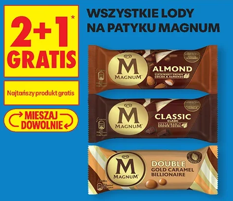 Wszystkie lody na patyku Magnum