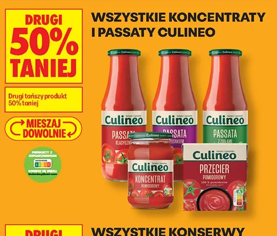 Wszystkie koncentraty i passaty Culineo