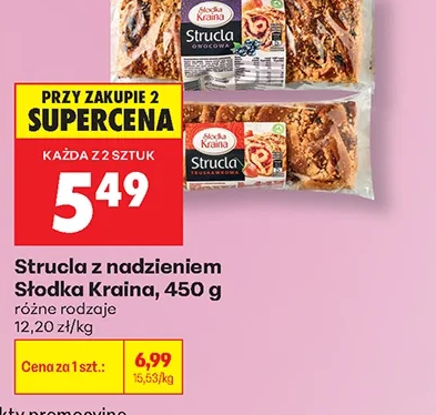 Słodka Kraina Strucla z nadzieniem 450 g