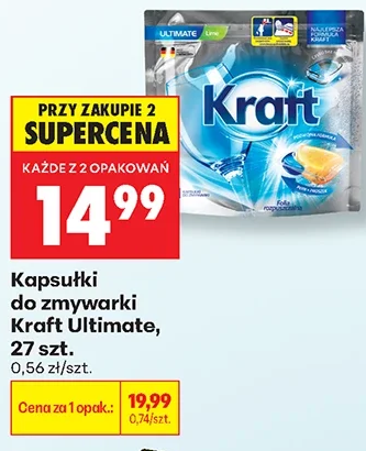 Kraft Kapsułki do zmywarki Ultimate 27 szt.