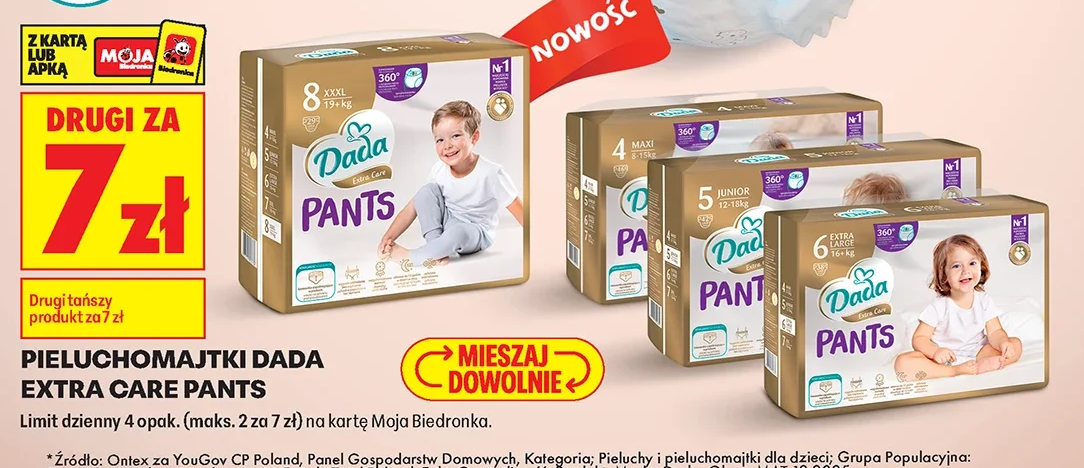 Pieluchomajtki Dada Extra Care Pants