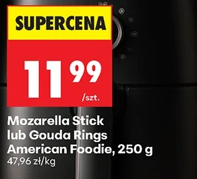 American Foodie Mozzarella Stick lub Gouda Rings 250 g