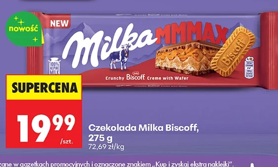 Milka Czekolada Biscoff 275 g