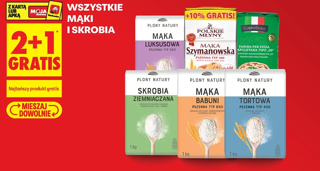 Wszystkie mąki i skrobia