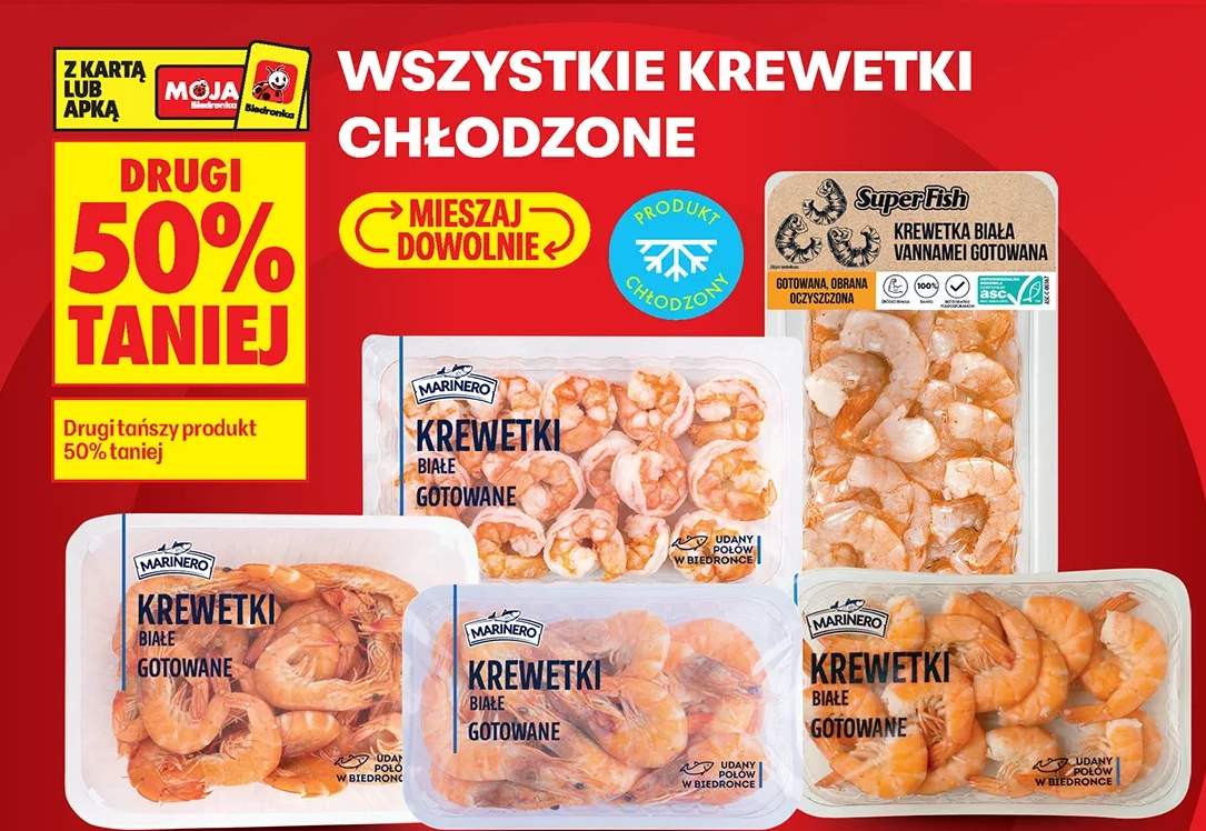 Wszystkie krewetki chłodzone