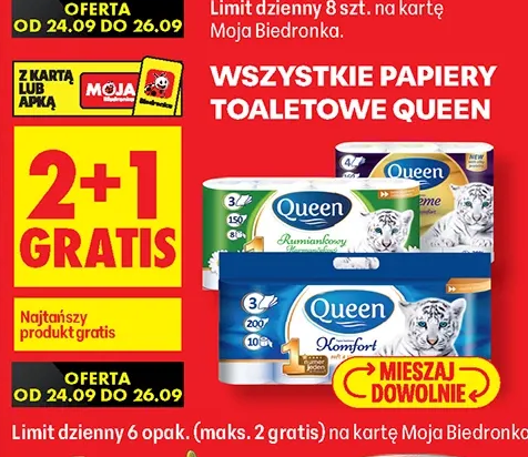 Wszystkie papiery toaletowe Queen