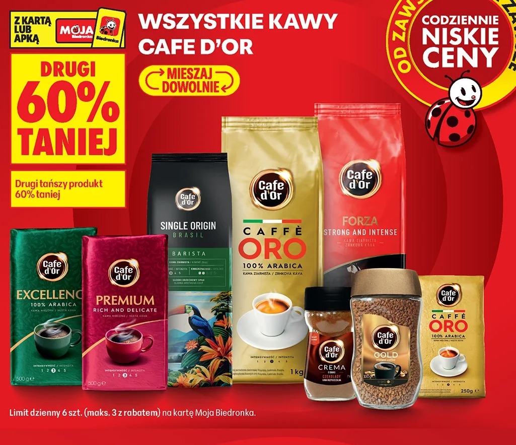 Wszystkie kawy Cafe d'Or