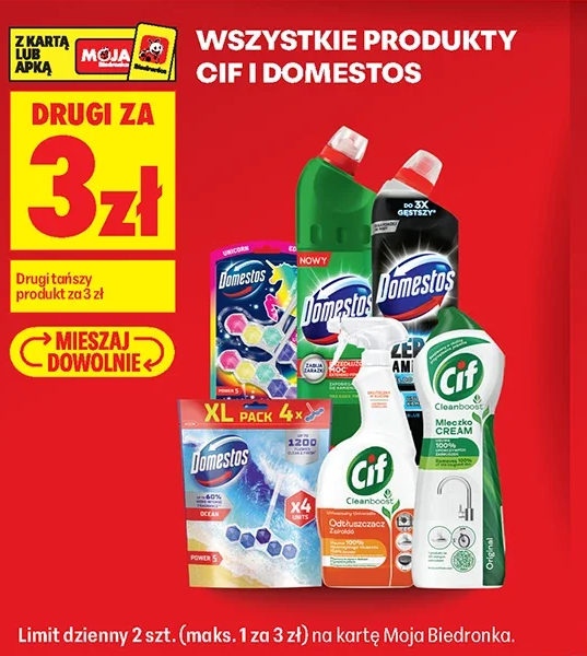 Wszystkie produkty Cif i Domestos