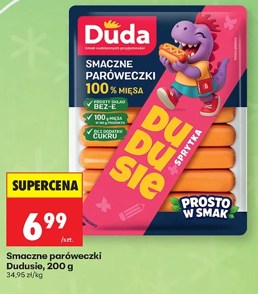 Smaczne paróweczki Dudasie 200 g