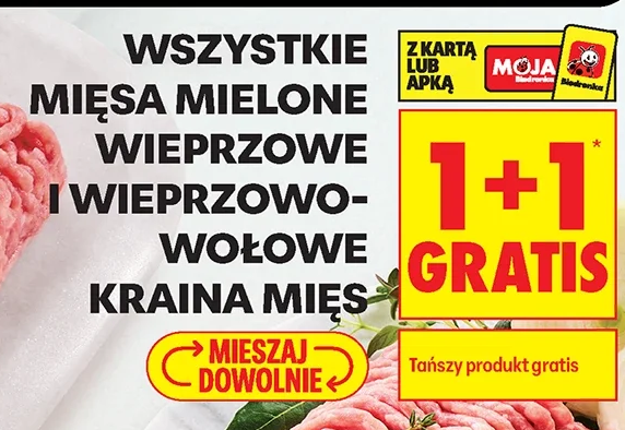 Wszystkie mięsa mielone wieprzowe i wieprzowo-wołowe Kraina Mięs
