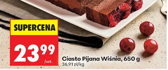Ciasto Pijana Wiśnia 650 g