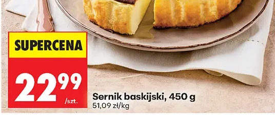 Sernik baskijski 450 g