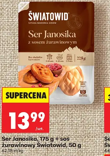 Światowid Ser Janosika, sos żurawinowy 175 g