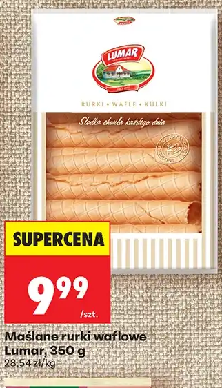 Lumar Maślane rurki waflowe 350 g