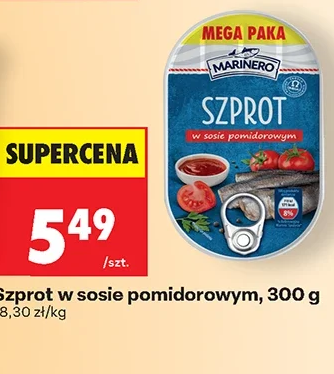 Szprot w sosie pomidorowym 300 g