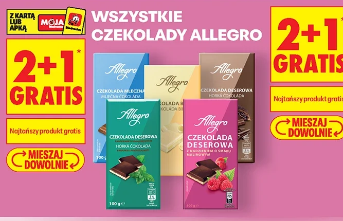 Wszystkie czekolady Allegro