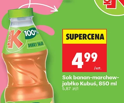 Kubuś Sok banan-marchew-jabłko 850 ml