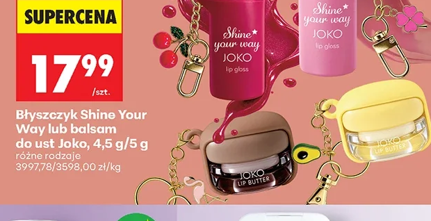 Joko Błyszczyk Shine Your Way lub balsam do ust 4,5 g