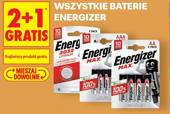 Wszystkie baterie Energizer