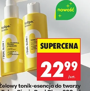 Tołpa Żelowy tonik-esencja do twarzy Bionic Dual Glow 200 ml