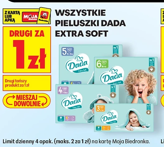 Wszystkie pieluszki Dada Extra Soft