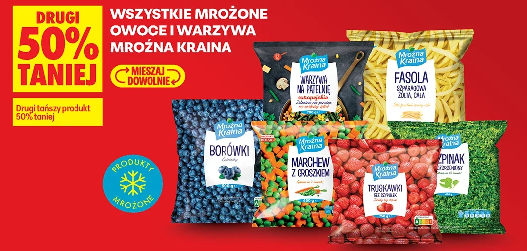 Wszystkie mrożone owoce i warzywa Mrożna Kraina