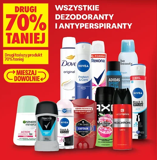 Wszystkie dezodoranty i antyperspiranty