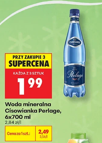Cisowianka Woda mineralna Perlage 6 × 700 ml