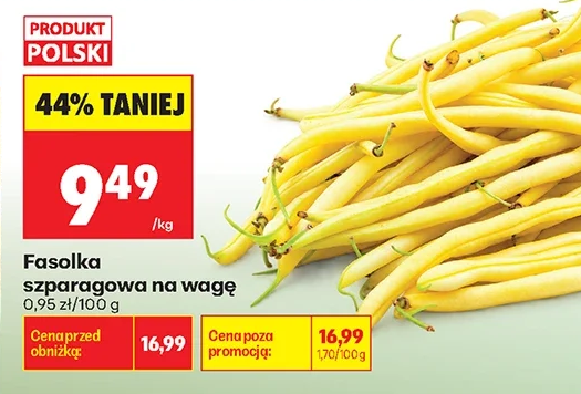 Fasolka szparagowa na wagę 1 kg