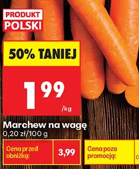 Marchew na wagę 1 kg