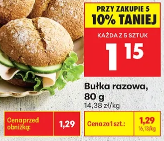 Bułka razowa 80 g