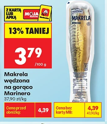 Marinero Makrela wędzona na gorąco 1 kg