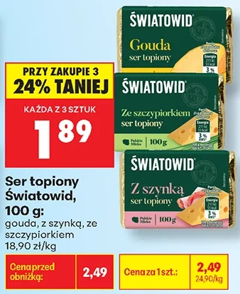 Światowid Ser topiony 100 g