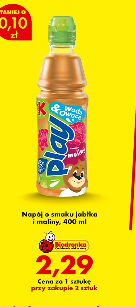 Napój o smaku jabłka i maliny 400 ml