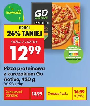 Go Active Pizza proteinowa z kurczakiem 420 g
