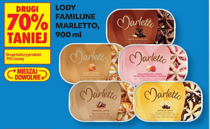 Lody familijne Marletto, 900 ml