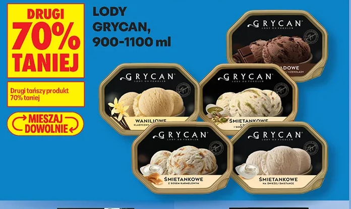Lody Grycan, 900–1100 ml