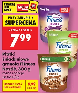 Nestlé Płatki śniadaniowe granola Fitness 300 g