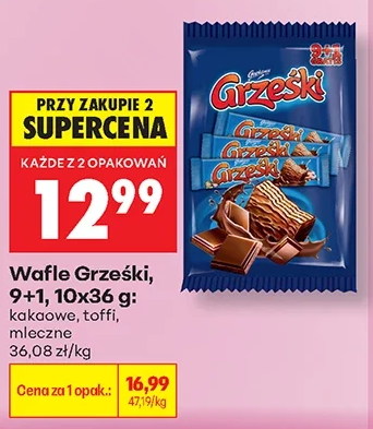 Grześki Wafle, 9+ 36 g