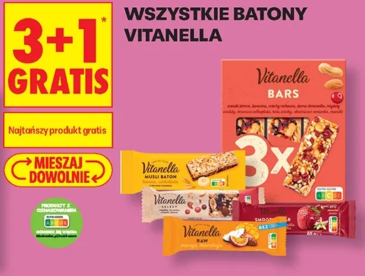 Wszystkie batony Vitanella