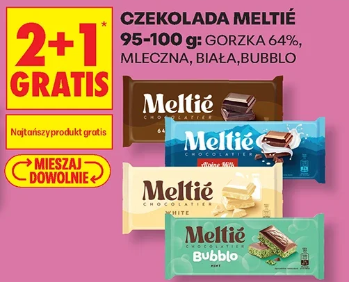 Czekolada Meltié, 95–100 g