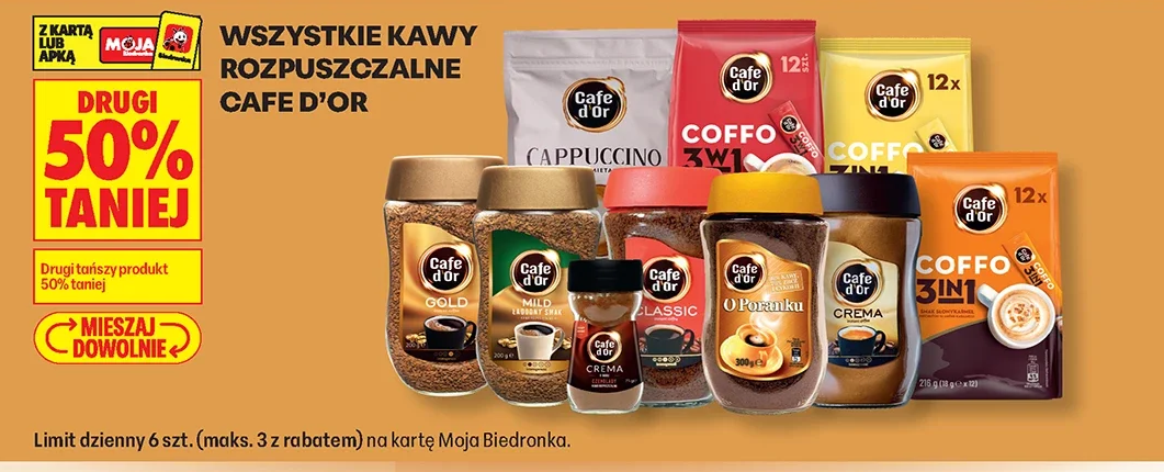 Wszystkie kawy rozpuszczalne Cafe d'Or