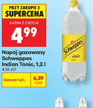 Schweppes Napój gazowany Indian Tonic 1,2 l