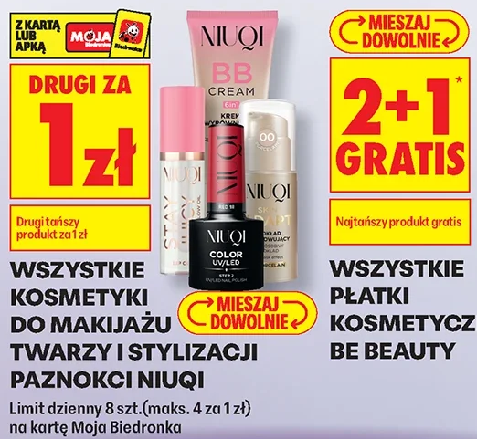 Wszystkie kosmetyki do makijażu twarzy i stylizacji paznokci Niuqi
