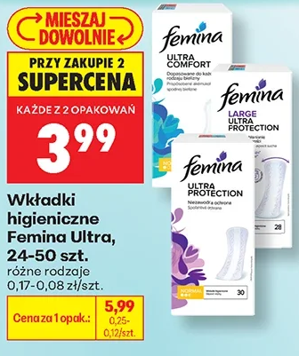 Wkładki higieniczne Femina Ultra 50 szt.