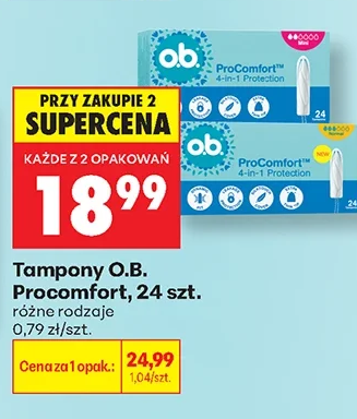 O.B. Tampony ProComfort 24 szt.