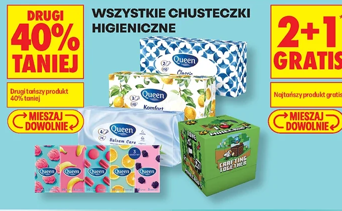 Wszystkie chusteczki higieniczne