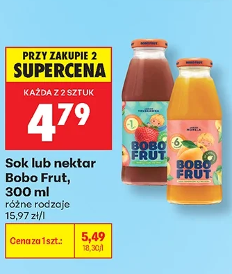 Bobo Frut Sok lub nektar 300 ml