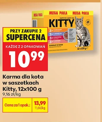 Kitty Karma dla kota w saszetkach 12 × 100 g